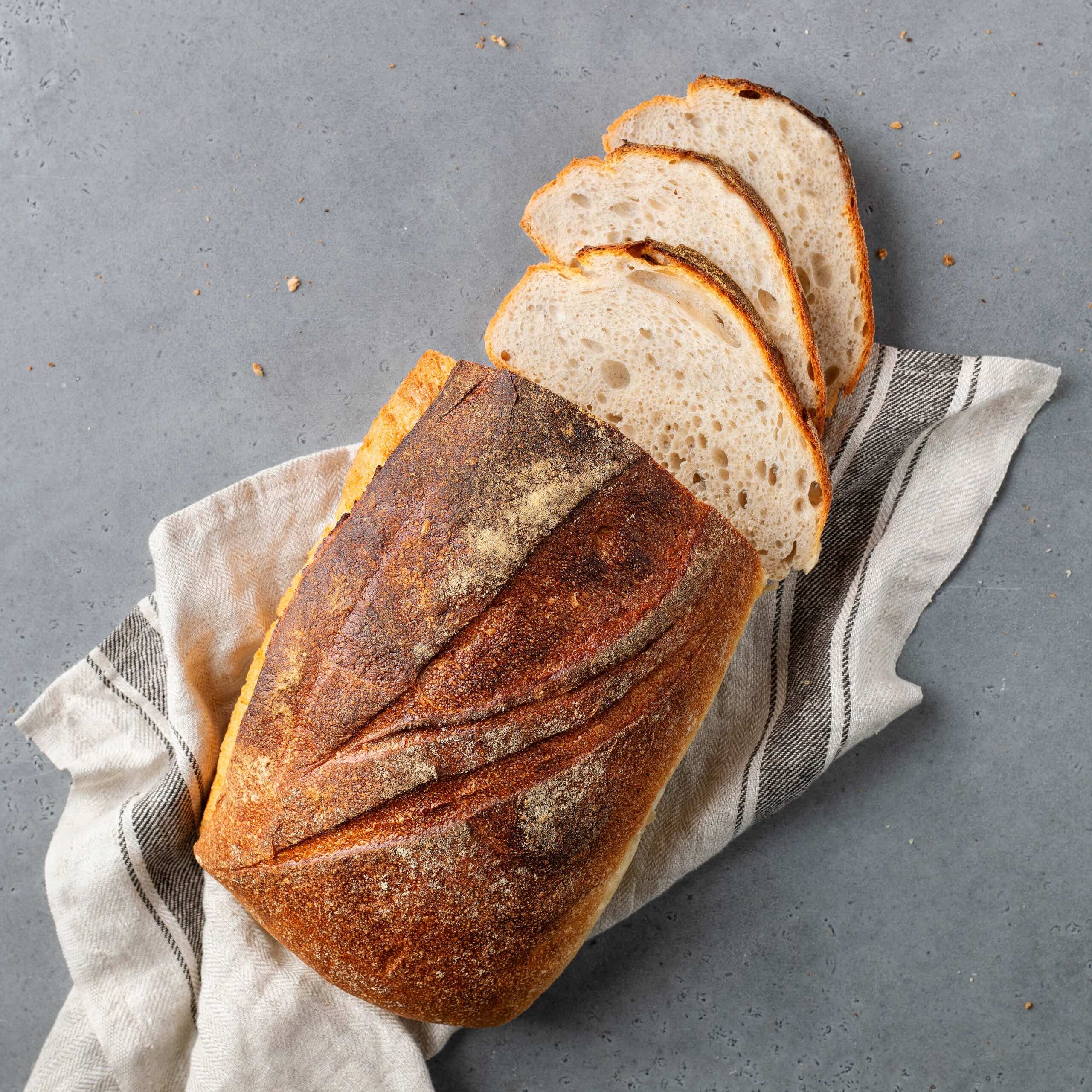 Pain au levain - limpa på en kökshandduk | Dahls Bageri